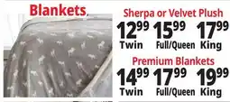 Ocean State Job Lot Blankets offer