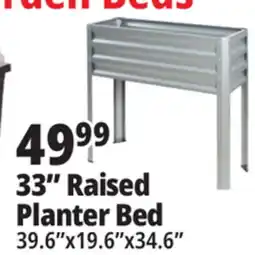 Ocean State Job Lot Steel Raised Garden Planter 33 offer