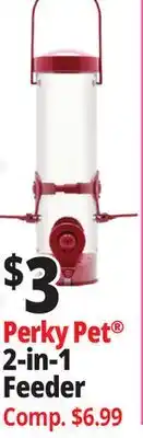 Ocean State Job Lot Perky Pet 2-in-1 Feeder offer