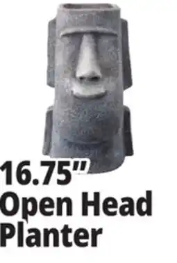 Ocean State Job Lot Maoi Open Head Planter 16.75 offer