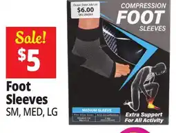 Ocean State Job Lot Promedica Sport Performance Medium Foot Compression Sleeves 2 Count offer