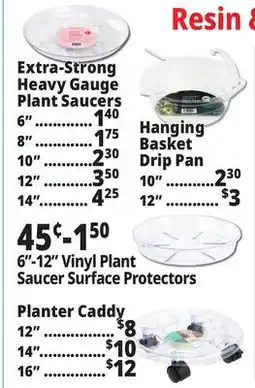 Ocean State Job Lot Plant Saucers offer
