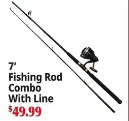 Ocean State Job Lot 7' Fishing Rod Combo offer