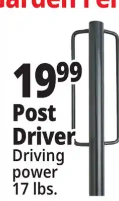 Ocean State Job Lot Tiller & Rowe Post Driver offer