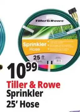 Ocean State Job Lot Tiller & Rowe Sprinkler Hose 25' offer
