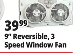 Ocean State Job Lot Penguin 9 Twin Window Fan offer