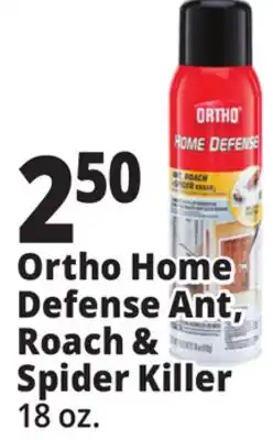 Ocean State Job Lot Ortho Home Defense Ant Roach & Spider Killer 18 oz offer