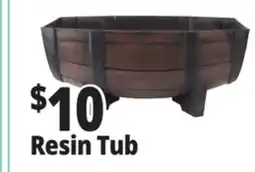 Ocean State Job Lot Whiskey Tub Resin Planter offer
