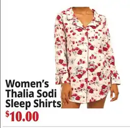 Ocean State Job Lot Women's Thalia Sodi Sleep Shirts offer