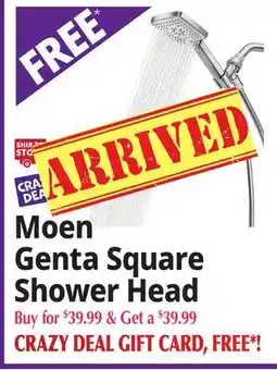 Ocean State Job Lot Moen Genta Square Shower Head offer