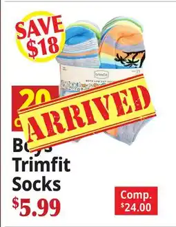 Ocean State Job Lot Boys' Trimfit Socks offer