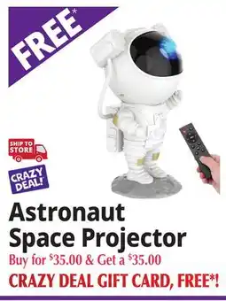 Ocean State Job Lot Astronaut Space Projector offer