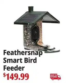 Ocean State Job Lot Feathersnap Smart Bird Feeder offer