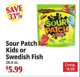 Ocean State Job Lot Sour Patch Kids or Swedish Fish offer