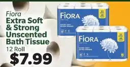 Living Fresh Market Fiora Extra Soft & Strong Unscented Bath Tissue offer
