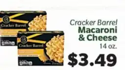Living Fresh Market Cracker Barrel Macaroni & Cheese offer