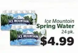 Living Fresh Market Ice Mountain Spring Water offer