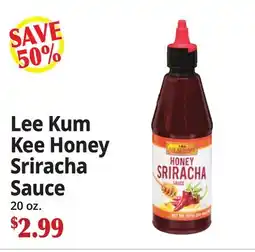 Ocean State Job Lot Lee Kum Kee Honey Sriracha offer