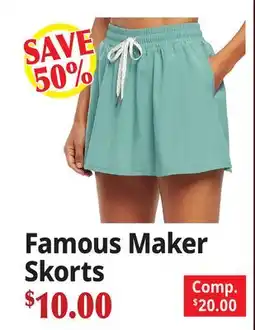 Ocean State Job Lot Famous Maker Skorts offer