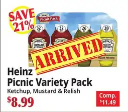 Ocean State Job Lot Heinz Picnic Variety Pack offer