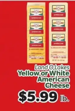 Living Fresh Market Land O Lakes Yellow or White American Cheese offer