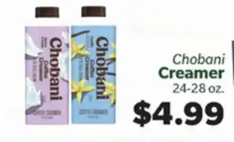 Living Fresh Market Chobani Creamer offer