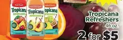Living Fresh Market Tropicana Refresher offer