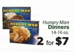Living Fresh Market Hungry Man Dinners offer