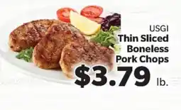 Living Fresh Market USGI Thin Sliced Boneless Pork Chops offer
