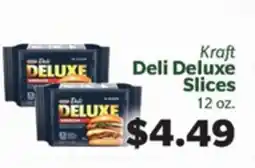 Living Fresh Market Kraft Deli Deluxe Slices offer