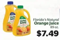 Living Fresh Market Florida's Natural Orange Juice offer