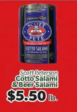 Living Fresh Market Scott Peterson Cotto Salami & Beer Salami offer