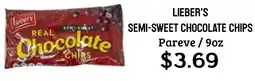Seven Mile Market Lieber's semi-sweet chocolate chips offer