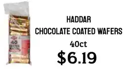 Seven Mile Market Haddar chocolate coated wafers offer