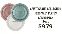 Seven Mile Market Aristocratic collection 10.25"/7.5" plates combo pack offer