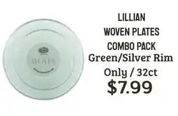 Seven Mile Market Lillian woven plates combo pack offer