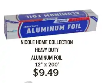 Seven Mile Market Nicole home collection heavy duty aluminum foil offer