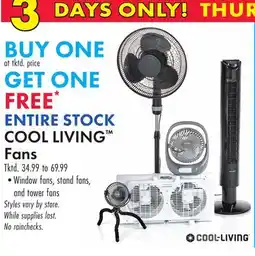 Boscov's COOL LIVING Fans offer