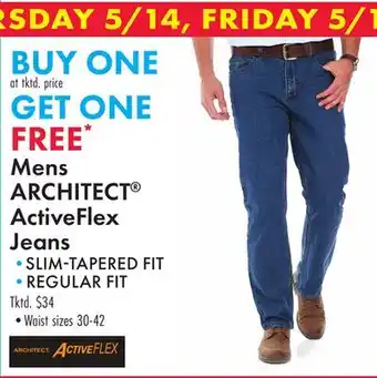 Boscov's Mens ARCHITECT ActiveFlex Jeans offer