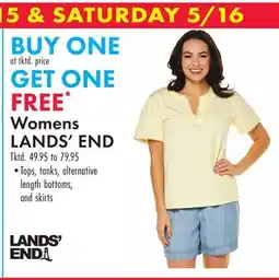 Boscov's Womens LANDS' END offer