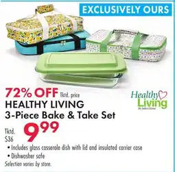 Boscov's HEALTHY LIVING 3-Piece Bake & Take Set offer