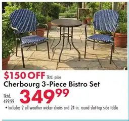 Boscov's Cherbourg 3-Piece Bistro Set offer