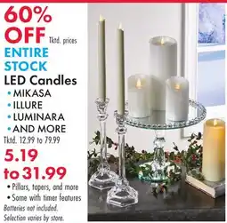 Boscov's LED Candles offer