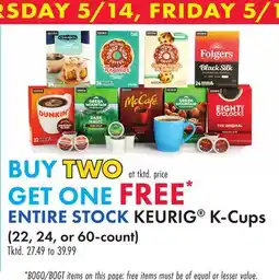 Boscov's KEURIG K-Cups offer