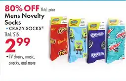 Boscov's Mens Novelty Socks offer
