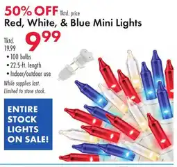 Boscov's Red, White, & Blue Mini Lights offer