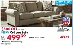 Boscov's NEW Colleen Sofa offer