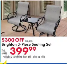 Boscov's Brighton 3-Piece Seating Set offer