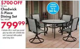 Boscov's Chadwick 5-Piece Dining Set offer