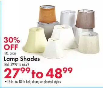Boscov's Lamp Shades offer